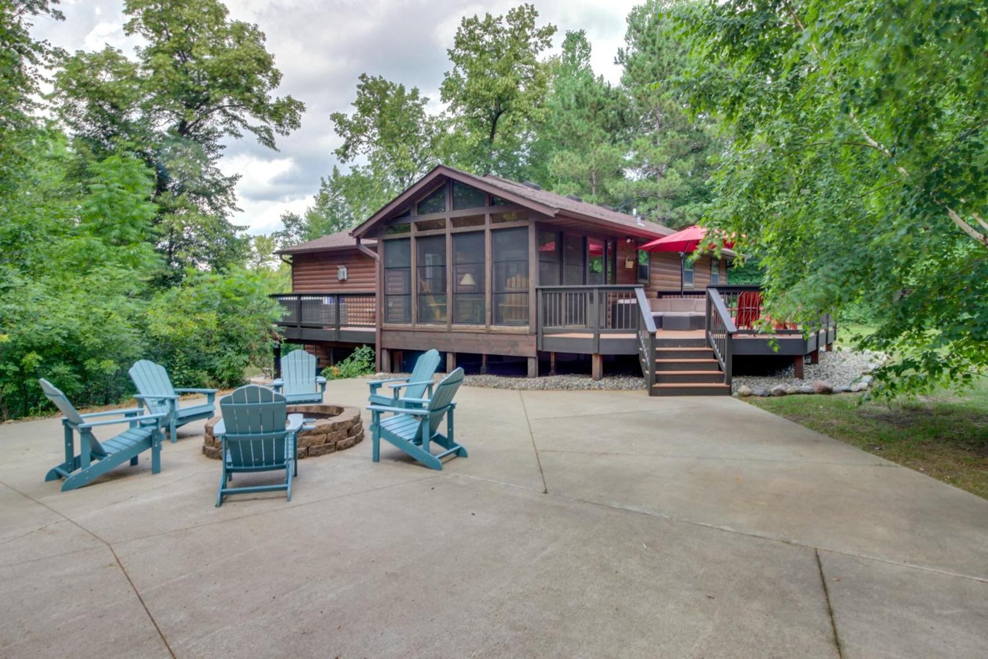 Beautiful Breezy Point Home With Beach And Dock! Pequot Lakes ภายนอก รูปภาพ