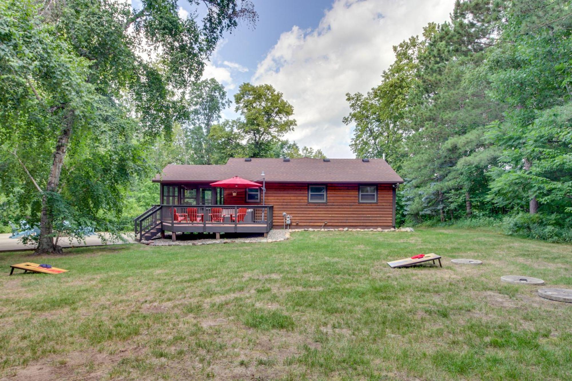 Beautiful Breezy Point Home With Beach And Dock! Pequot Lakes ภายนอก รูปภาพ